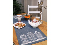 Дорожка 2413863 Нидерланды синий гобелен 44*140 / Le Gobelin