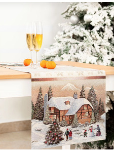 Дорожка 06665 Новогодний вечер гобелен 44*140 / Le Gobelin