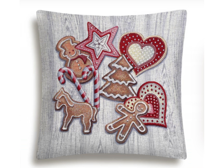 Наволочка декоративная 04116 Имбирное печенье гобелен 45*45 / Le Gobelin Наволочка декоративная 04116 Имбирное печенье гобелен 45*45 / Le Gobelin