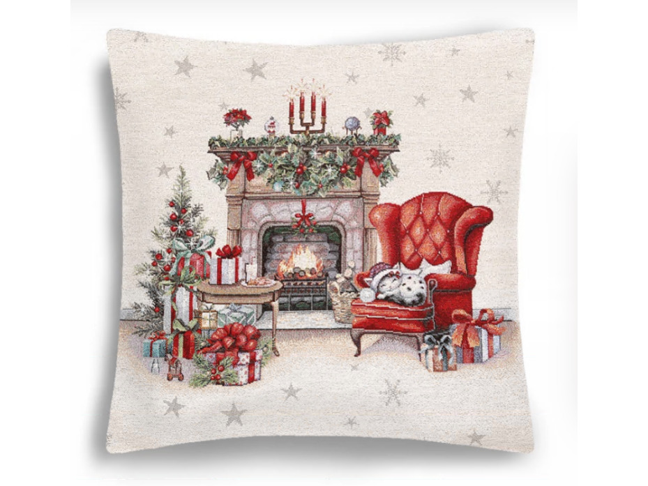 Наволочка декоративная 2517809 Камин гобелен 45*45 / Le Gobelin Наволочка декоративная 2517809 Камин гобелен 45*45 / Le Gobelin