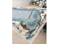 Наперон 01107 Лесные жрузья два оленя гобелен 100*100 / Le Gobelin