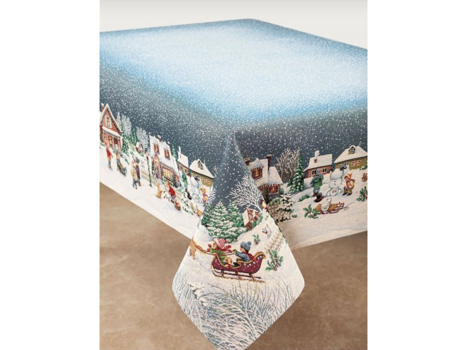 Скатерть 06748 Большая семья гобелен 160*250 / Le Gobelin