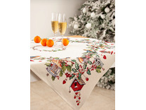 Наперон Зимний пир Скворечники гобелен 100*100 / Le Gobelin