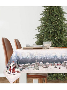 Скатерть 2310189 Морозко серебро гобелен 140*140 / Le Gobelin