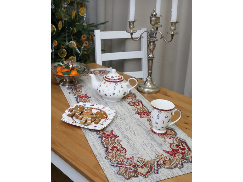 Дорожка 04072 Имбирное печенье гобелен 44*140 / Le Gobelin