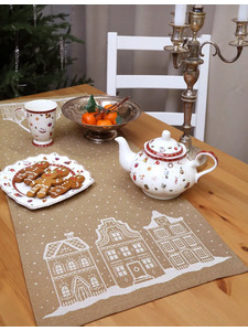 Дорожка 2413864 Нидерланды бежевый гобелен 44*140 / Le Gobelin