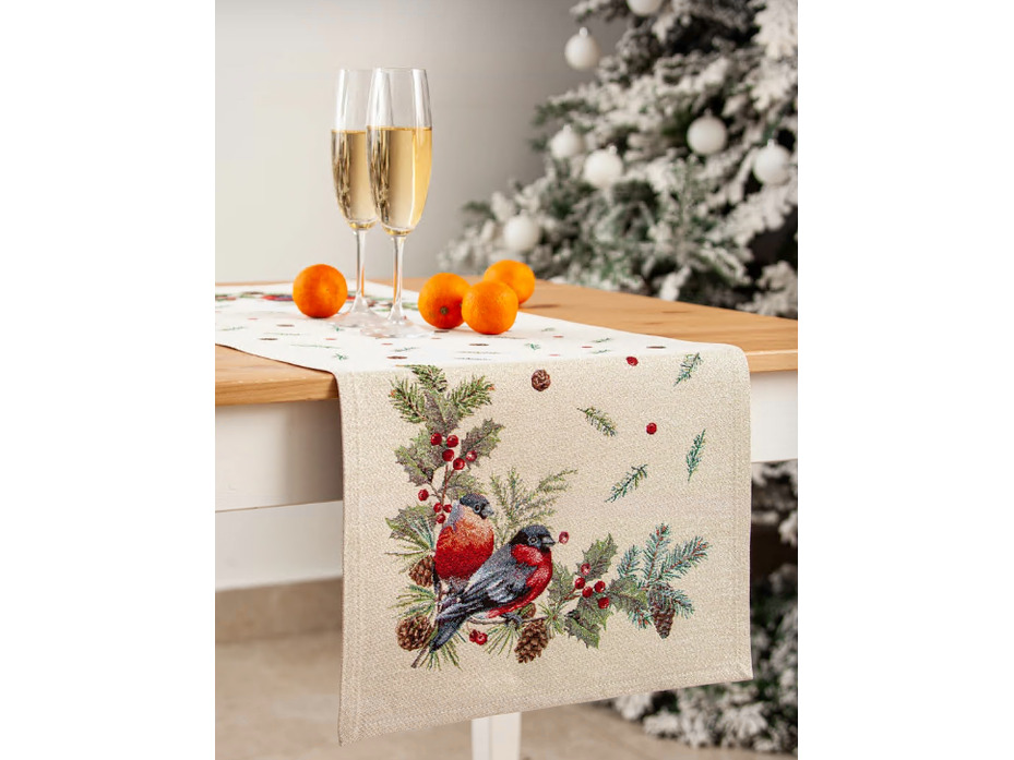 Дорожка Новогодние друзья Снегери гобелен 44*140 / Le Gobelin