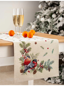 Дорожка Новогодние друзья Снегери гобелен 44*140 / Le Gobelin