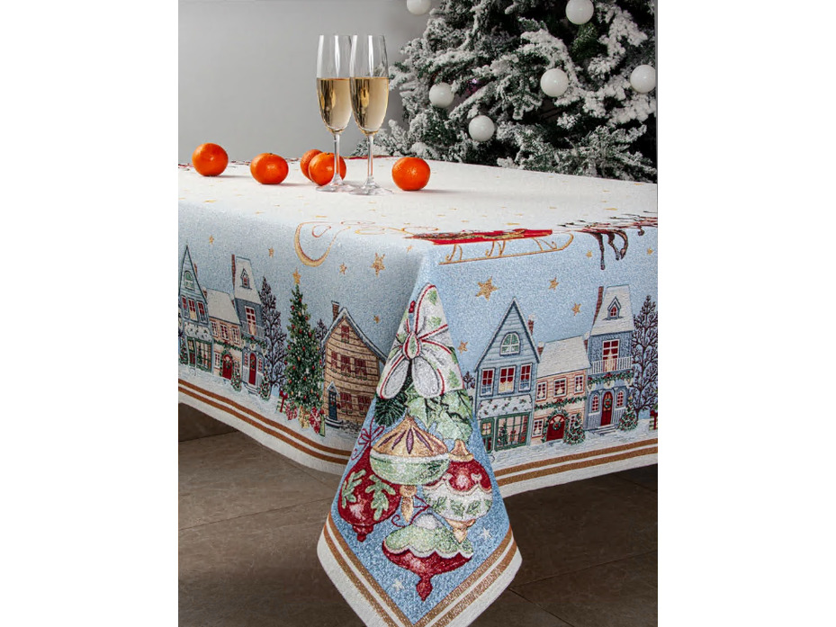 Скатерть 06599 Зимний Стокгольм гобелен 140*300 / Le Gobelin