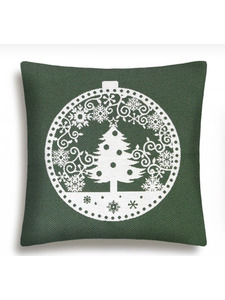 Наволочка декоративная 2517867 Нидерланды зелень гобелен 45*45 / Le Gobelin