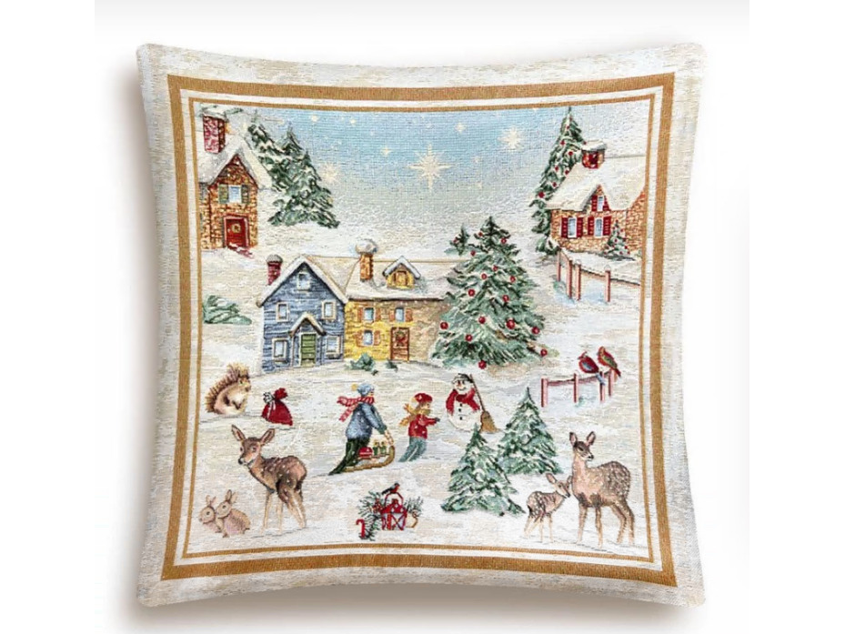 Наволочка декоративная 06099 Простоквашино гобелен 45*45 / Le Gobelin