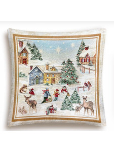 Наволочка декоративная 06099 Простоквашино гобелен 45*45 / Le Gobelin