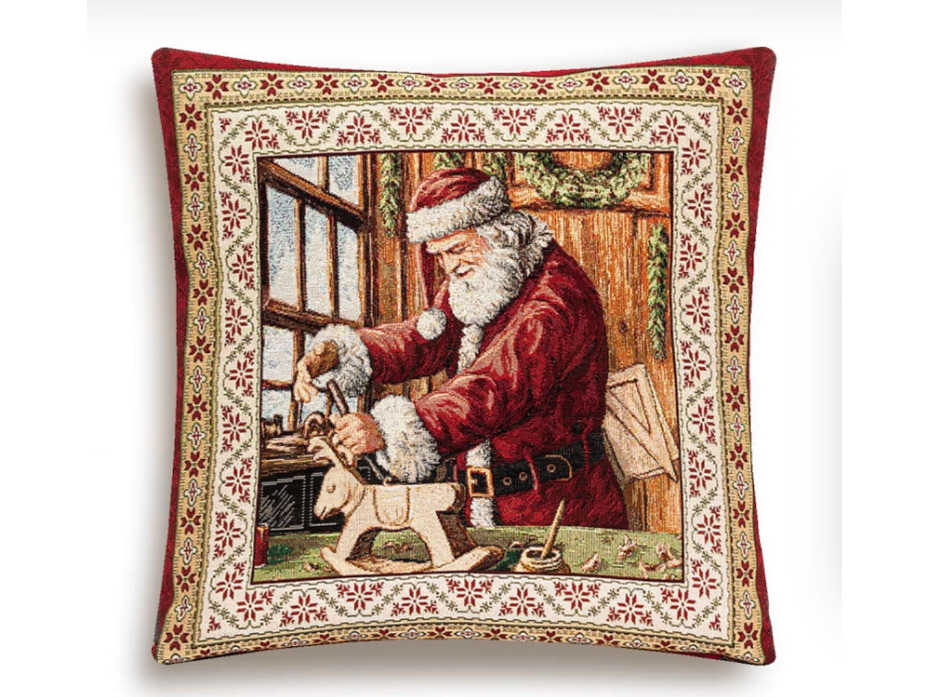 Наволочка декоративная 03539 Мастерская подарков гобелен 45*45 / Le Gobelin
