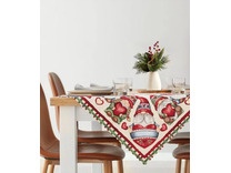 Наперон 2310356 Гномы сердечки гобелен 100*100 / Le Gobelin