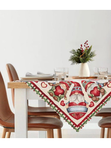 Наперон 2310356 Гномы сердечки гобелен 100*100 / Le Gobelin