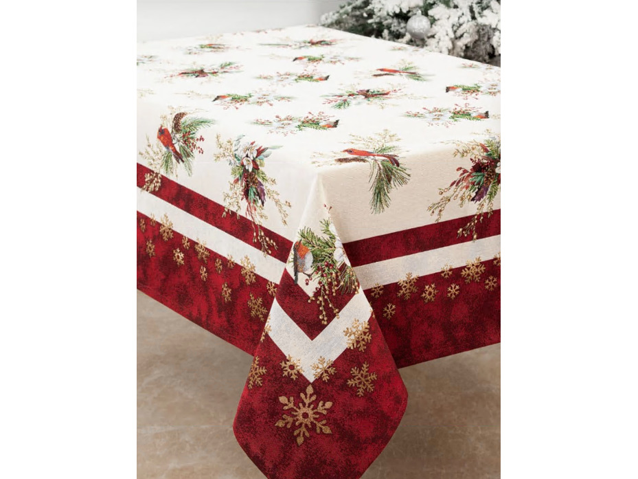 Скатерть 2310696 Малиновка гобелен 140*140 / Le Gobelin