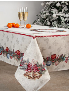 Скатерть 01580 Еловые ветки гобелен 140*240 / Le Gobelin
