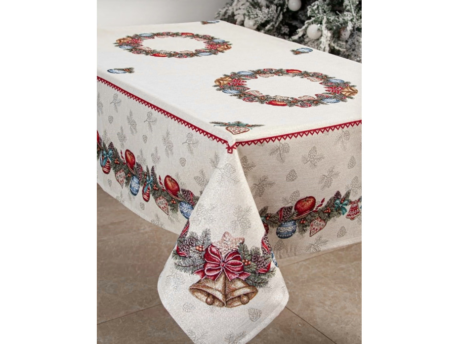 Скатерть 01580 Еловые ветки гобелен 140*240 / Le Gobelin