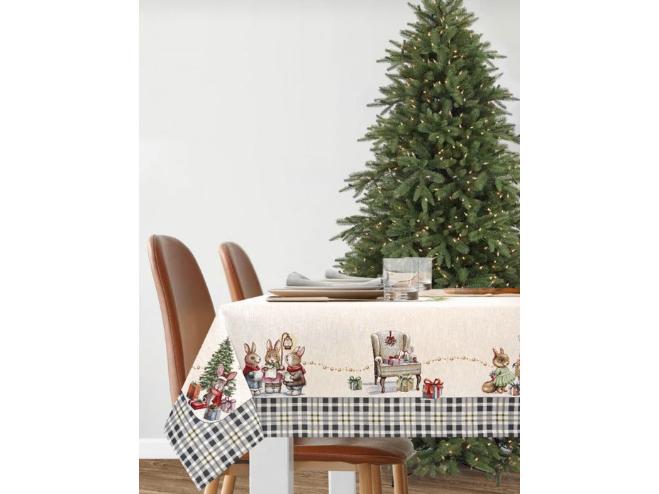 Скатерть 2310185 Мелодия Рождества гобелен 140*240 / Le Gobelin