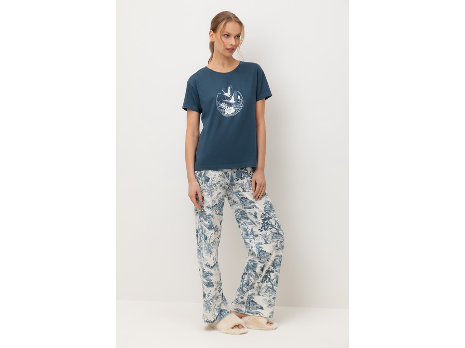 Пижама женская, футболка и брюки E 20186 / Very Neat