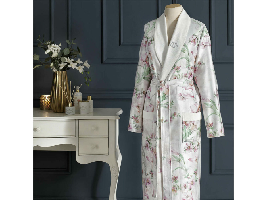 Халат женский Adoria сатиновый / Tivolyo Home Халат женский Adoria сатиновый / Tivolyo Home