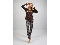 Пижама женская, лонгслив и брюки 106235 0554 Настроение / Vienetta Пижама женская, лонгслив и брюки 106235 0554 Настроение / Vienetta