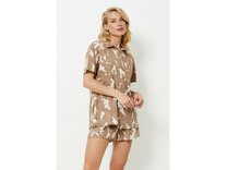 Пижама женская, руашка и шорты Malika / Aruelle