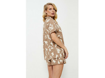 Пижама женская, руашка и шорты Malika / Aruelle