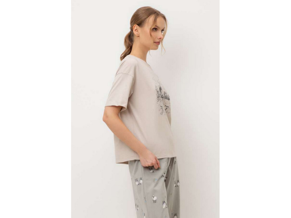 Пижама женская, футболка и брюки E 20178 / Very Neat Пижама женская, футболка и брюки E 20178 / Very Neat