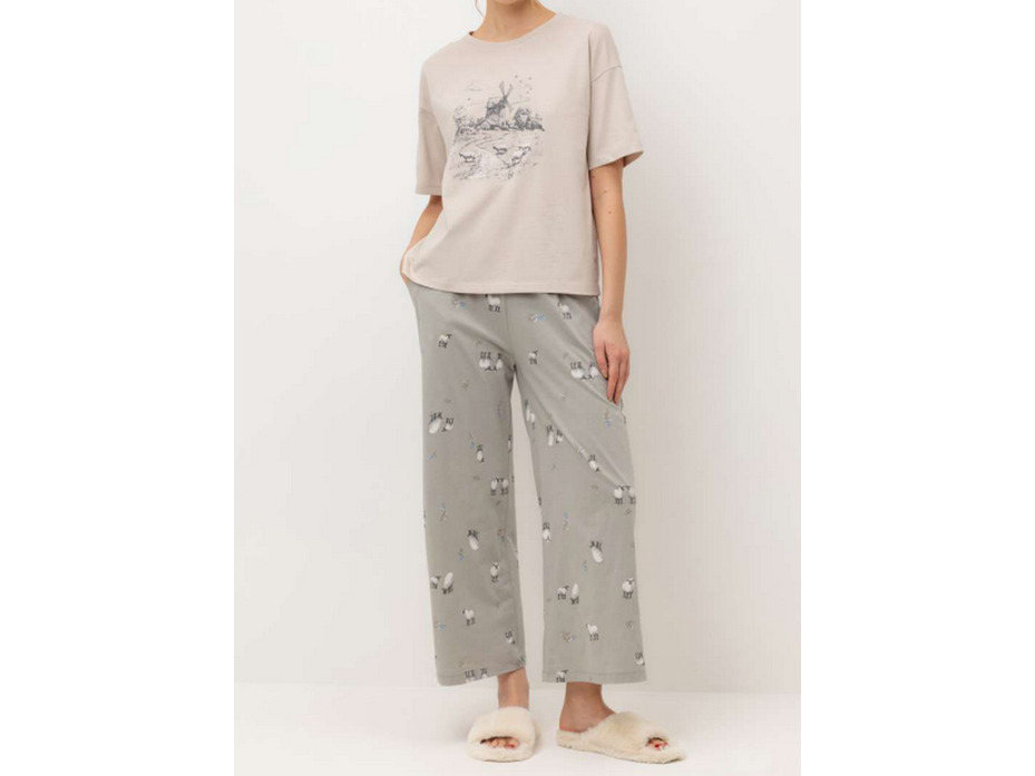 Пижама женская, футболка и брюки E 20178 / Very Neat Пижама женская, футболка и брюки E 20178 / Very Neat