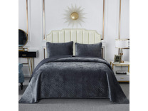 Покрывало с наволочками Патрисия велюровое 240*260, 50*70 (2 шт) / Sofi de Marko