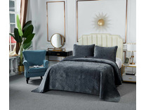 Покрывало с наволочками Патрисия велюровое 240*260, 50*70 (2 шт) / Sofi de Marko