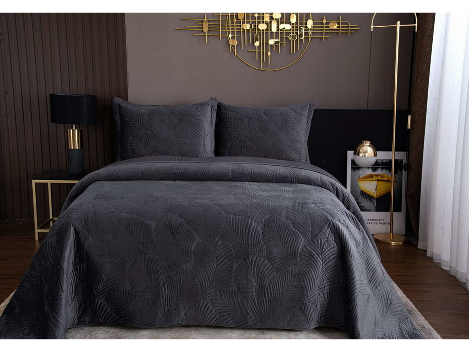 Покрывало с наволочками Ноэль велюровое 240*260, 50*70 (2шт) / Sofi de Marko Покрывало с наволочками Ноэль велюровое 240*260, 50*70 (2шт) / Sofi de Marko