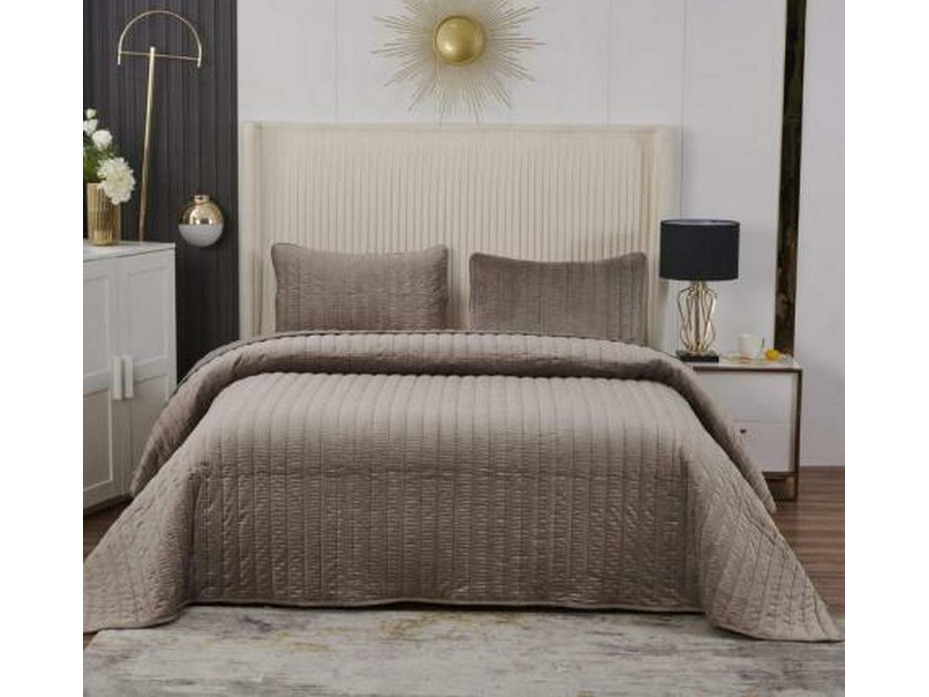 Покрывало с наволочками Фердинанд велюровое 240*260, 50*70 (2шт) / Sofi de Marko