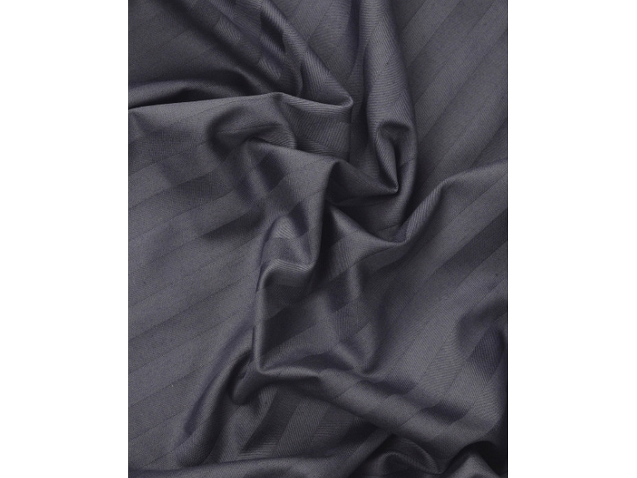 Постельное белье KL-7(J)(703) Мокрый асфальт сатин страйп 1,5 сп / Tia