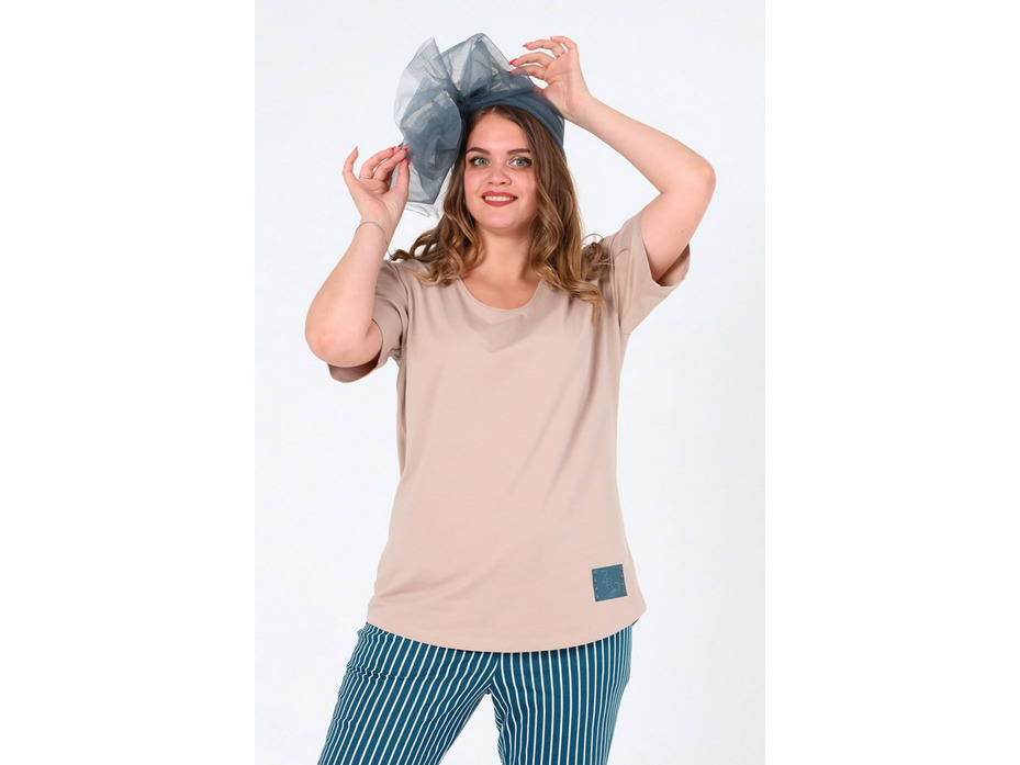 Пижама женская, футболка и брюки 21 82 21 / Золотое руно