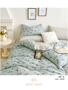 Постельное белье 2221 Цветы сатин Евро сп / Tia