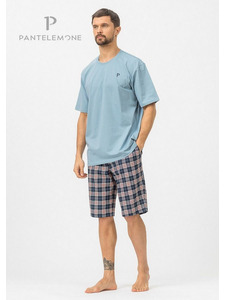 Пижама мужская, футболка и шорты PDK-306 / Pantelemone Пижама мужская, футболка и шорты PDK-306 / Pantelemone