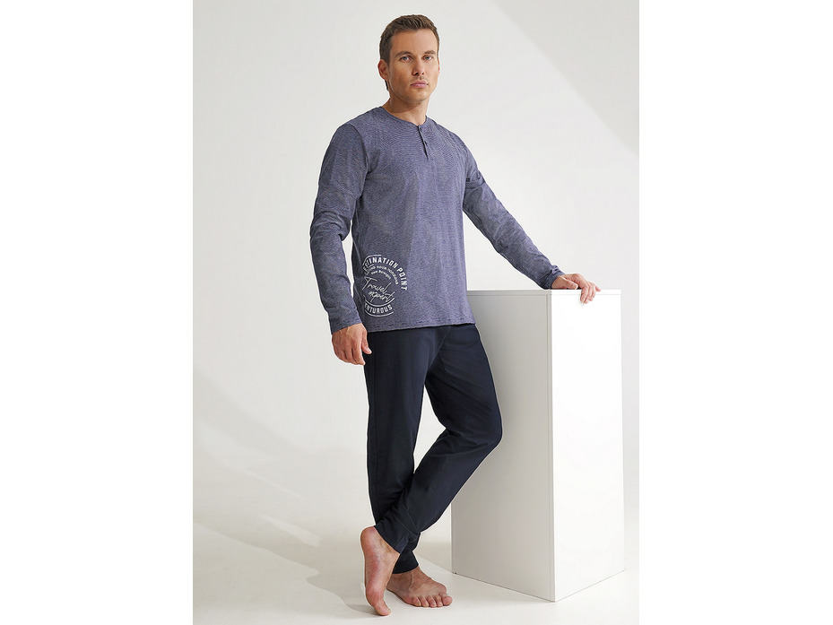 Пижама мужская, лонгслив и брюки MHP431232/3 / Clever