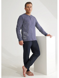 Пижама мужская, лонгслив и брюки MHP431232/3 / Clever