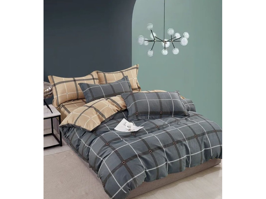 Постельное белье 24134 Геометрия сатин Семейный сп / Tia Постельное белье 24134 Геометрия сатин Семейный сп / Tia