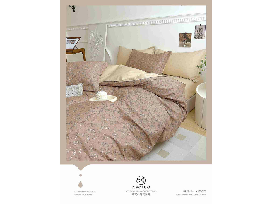 Постельное белье 7366 Цветы сатин Семейный сп / Tia Постельное белье 7366 Цветы сатин Семейный сп / Tia