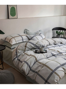 Постельное белье 24148 Геометрия сатин Семейный сп / Tia