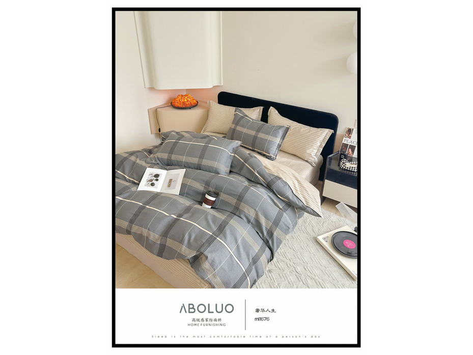 Постельное белье 910 Геометрия сатин Семейный сп / Tia Постельное белье 910 Геометрия сатин Семейный сп / Tia