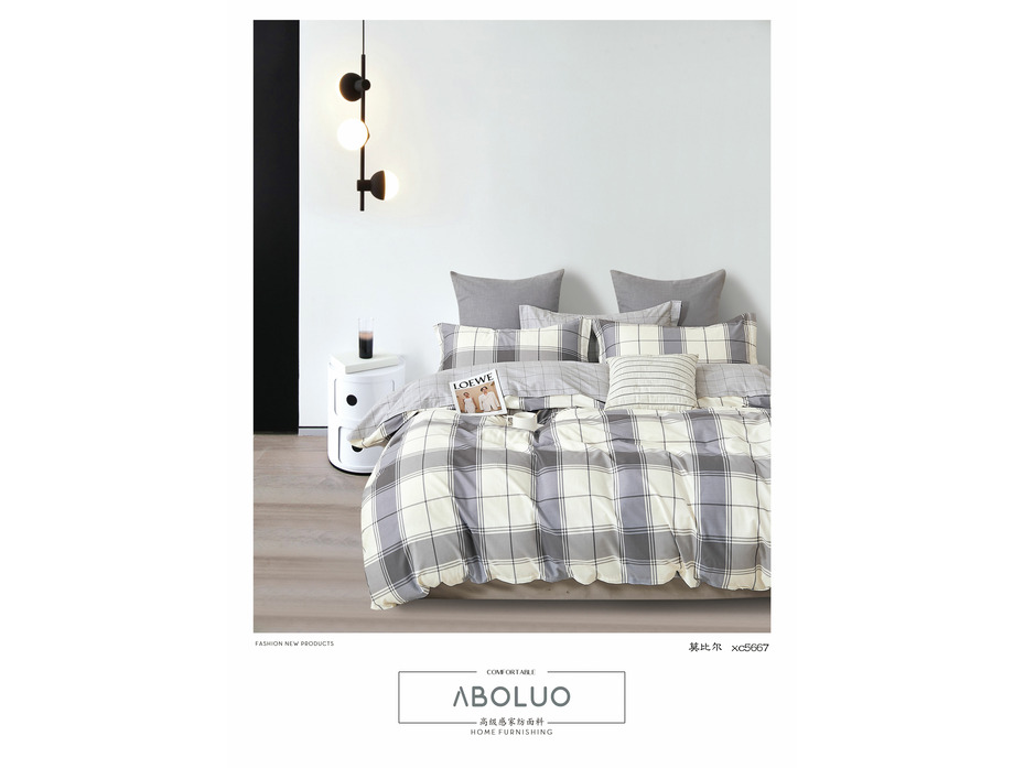 Постельное белье 23008 Геометрия сатин Семейный сп / Tia Постельное белье 23008 Геометрия сатин Семейный сп / Tia