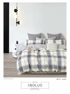 Постельное белье 23008 Геометрия сатин Семейный сп / Tia