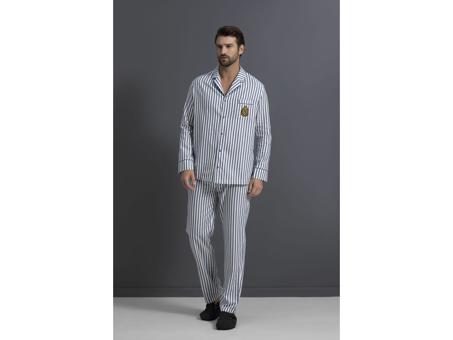 Пижама мужская, рубашка и брюки 55357 + 55358 / Laete Пижама мужская, рубашка и брюки 55357 + 55358 / Laete