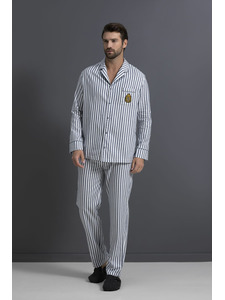 Пижама мужская, рубашка и брюки 55357 + 55358 / Laete Пижама мужская, рубашка и брюки 55357 + 55358 / Laete