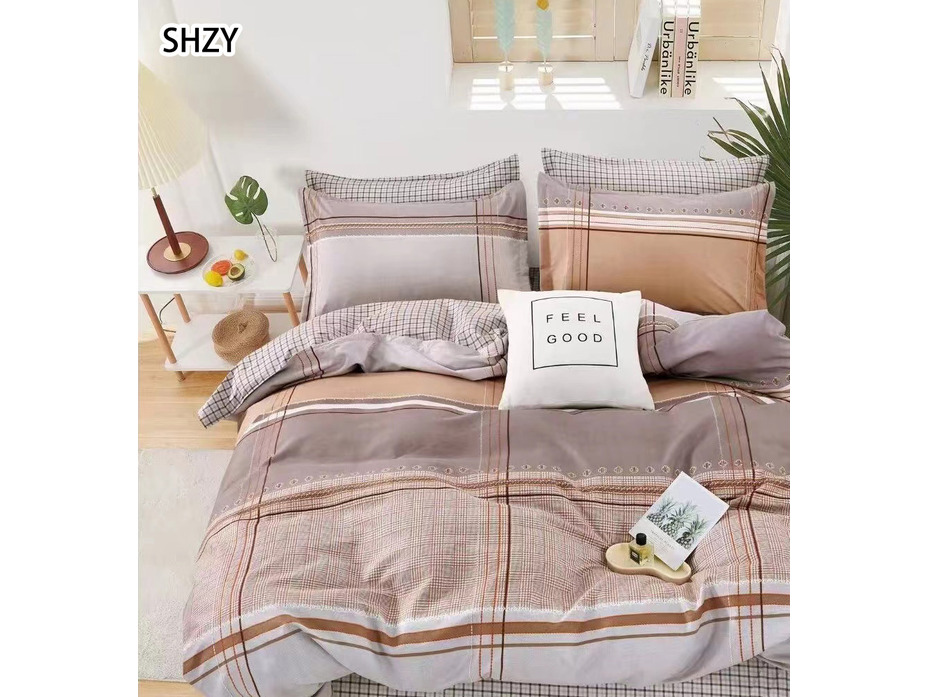 Постельное белье 2467 Геометрия сатин 1,5 сп / Tia