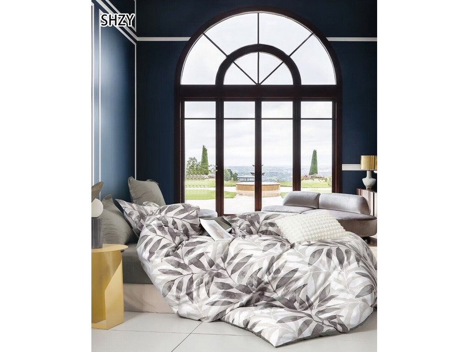 Постельное белье 2599 Цветы сатин 1,5 сп / Tia